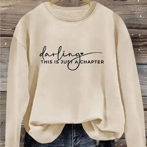 Apricot Sweatshirt  for Women